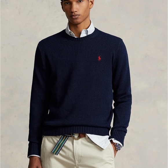 Ralph Lauren Dark Blue Crewneck Sweater - Picture 2 of 8